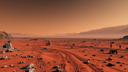 Landscape of the Namib desert in Namibia, Africa.の素材