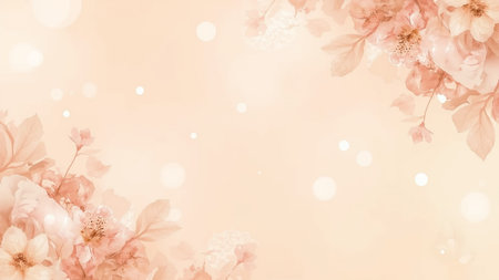 Cherry blossom spring flower background with copy space for text.の素材