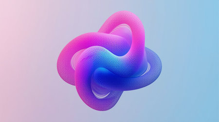 Abstract background with dynamic waves. Vector illustration. Design element for banner, flyer or presentation.の素材