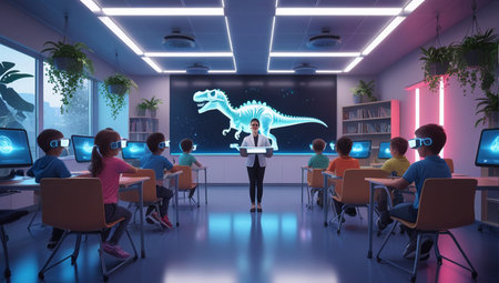 Business people using computers in a modern office. 3D rendering.の素材