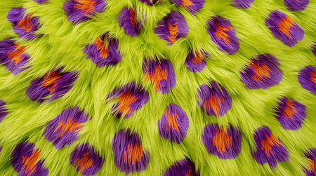 Colorful animal fur as background, closeup. Animal fur textureの素材