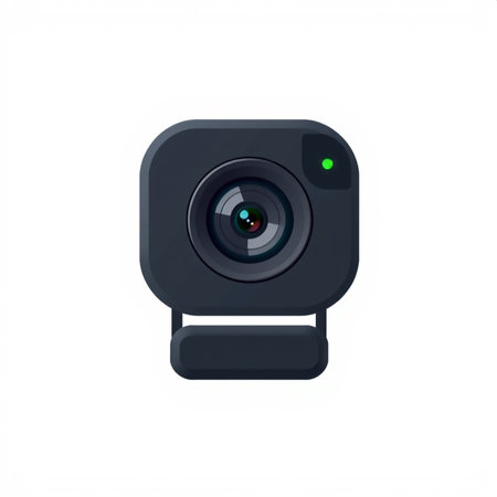 Camera icon isolated on white background. Vector illustration. Eps 10.の素材