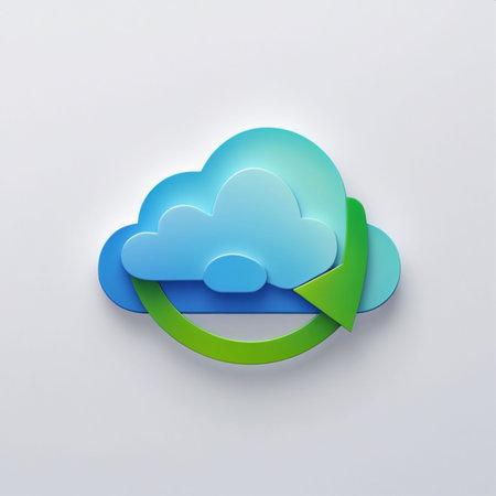 Cloud computing icon. Vector illustration. Eps 10 file. Global colors.の素材