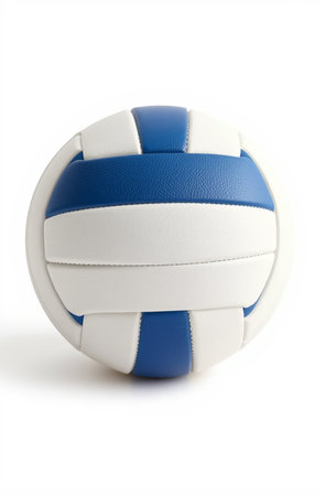 Volleyball ball isolated on white background. 3D illustration.の素材
