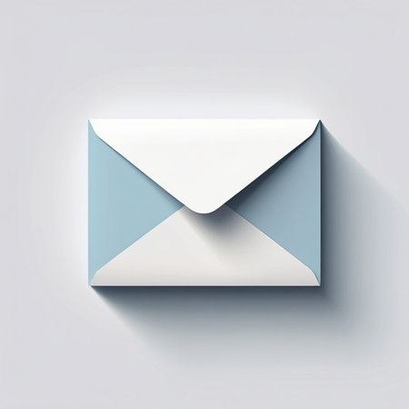 Envelope icon. Vector illustration. Eps 10. Abstract background.の素材