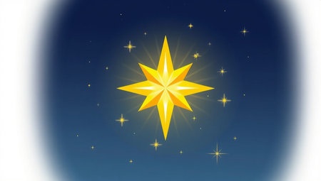 Mauritius flag in the night sky with stars illustration.の素材