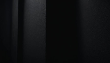 Black curtain background with copy space for text or image. 3D renderingの素材