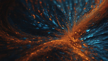 3D illustration of abstract fractal for creative design, art and entertainmentの素材