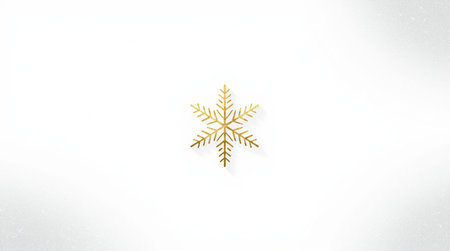 Snowflake on a white background. Christmas and New Year concept.の素材