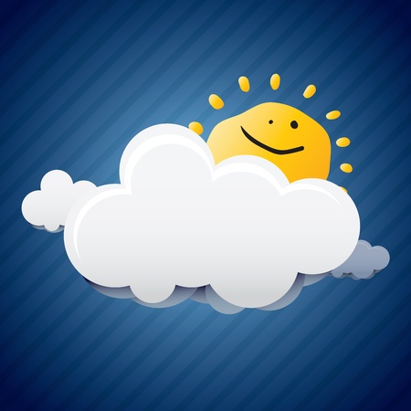 Funny sun のイラスト素材