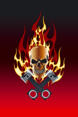 skullのイラスト素材