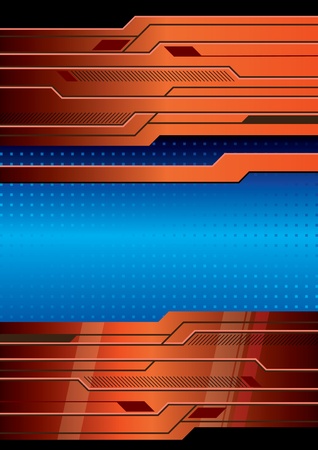 Modern abstract background with technological reasonsのイラスト素材