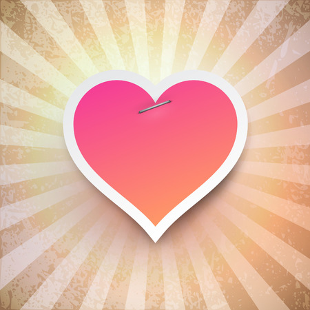 Heart to the Valentines dayのイラスト素材