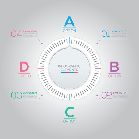 Business Infographic Elementsのイラスト素材