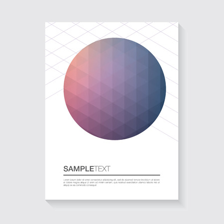 Abstract design for poster or brochureのイラスト素材