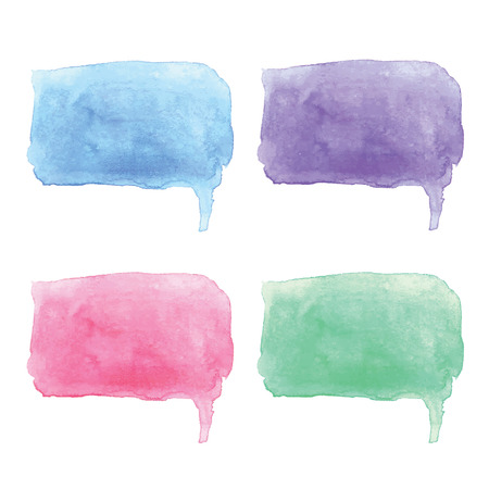 Watercolor vector design elementsのイラスト素材