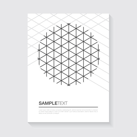 Abstract design for poster or brochureのイラスト素材