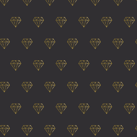 Golden shiny diamond patternのイラスト素材