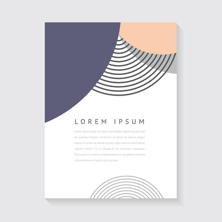 Geometric design for poster, brochure or business cardのイラスト素材