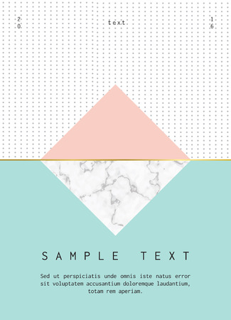 Modern design for invitation, business card, poster or bannerのイラスト素材