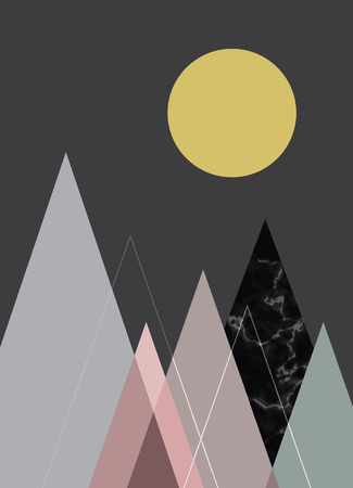 Abstract geometric background, poster designのイラスト素材