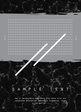 Geometric design for poster, brochure or business cardのイラスト素材