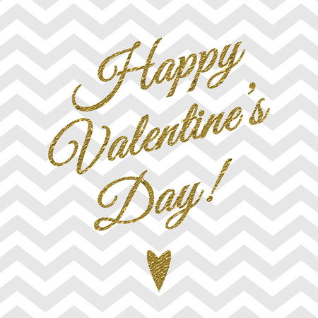 Happy Valentine's Day cardのイラスト素材