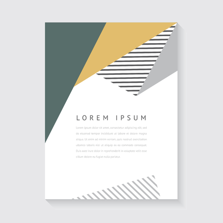 Geometric design for poster, brochure or business cardのイラスト素材