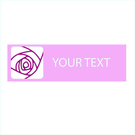 rose bud logo. Suitable for your business or brandのイラスト素材