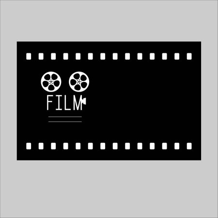 Film.Can be used as a logo for cinemaのイラスト素材