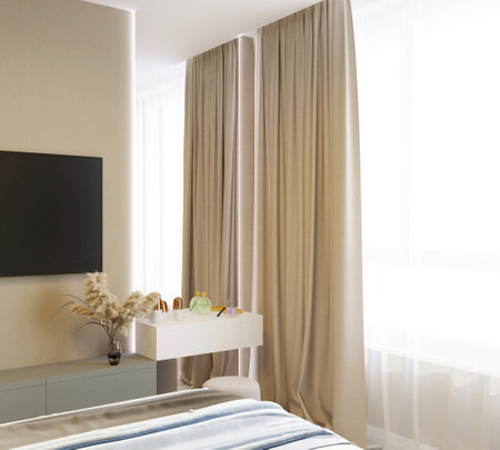 Mirror in the interiorの写真素材