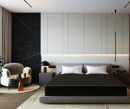 bedroom for menの写真素材