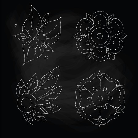 Happy valentine's day ornaments. Valentine. Vector illustrationのイラスト素材