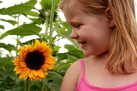 My smiling flowerの写真素材