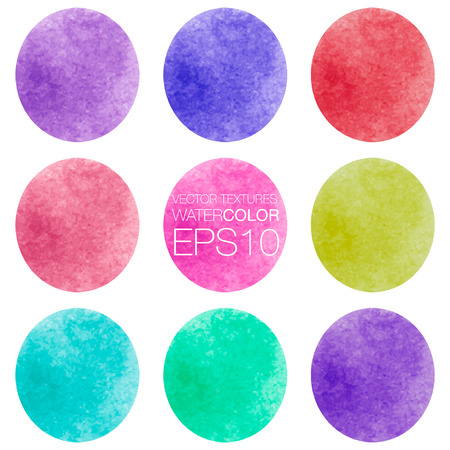 Watercolor colorful abstract vector texture background. Decoration design element. Textured backdrop. Square banner. Hand drawn design element.のイラスト素材