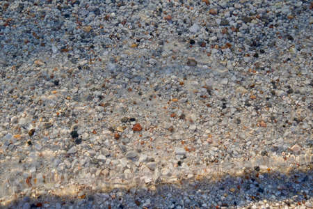 A close up of see bottom floorの写真素材