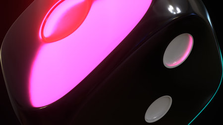 Shiny black dice.
3DCG dice illustration.の写真素材