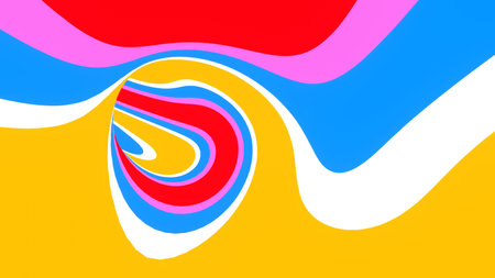 Colorful tunnel abstract for background.
3D illustration for background.の写真素材