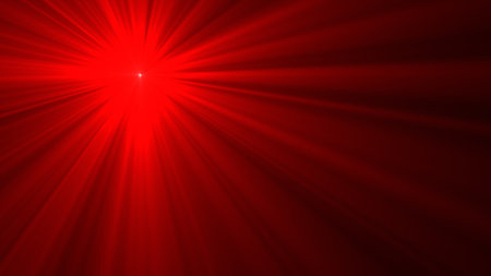 God Rays Background.A background featuring beautiful God rays (light shafts) radiating outwards.の写真素材