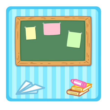 Cartoon blackboard backgroundのイラスト素材