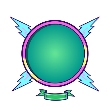 Empty cartoon labelのイラスト素材