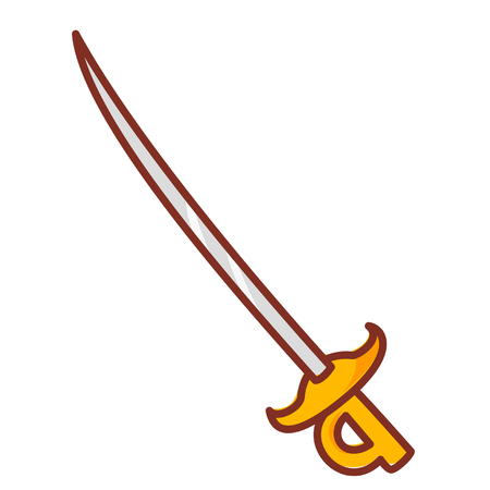 Cartoon swordのイラスト素材
