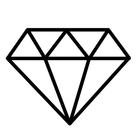 Diamond iconのイラスト素材