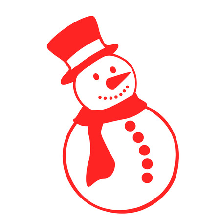 Snowman conceptのイラスト素材
