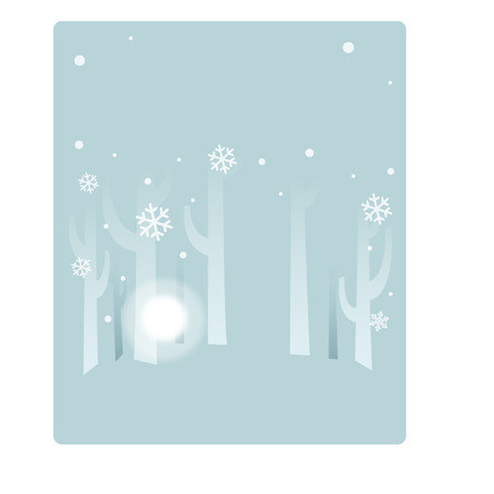 Cute winter theme backgroundのイラスト素材