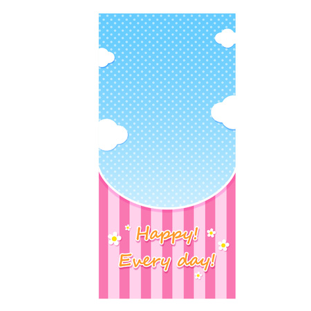 Background design with wordsのイラスト素材