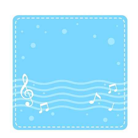 Musical notes backgroundのイラスト素材
