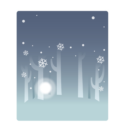 Snowing background conceptのイラスト素材