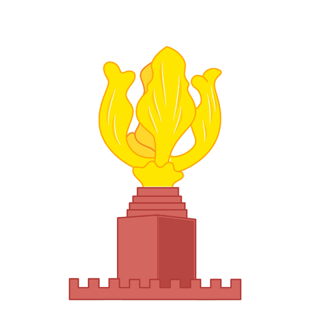 Golden Bauhinia Squareのイラスト素材