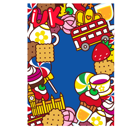 England themed backgroundのイラスト素材